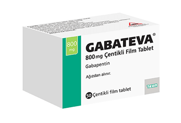 GABATEVA 800 MG 50  CENTIKLI FILM TABLET
